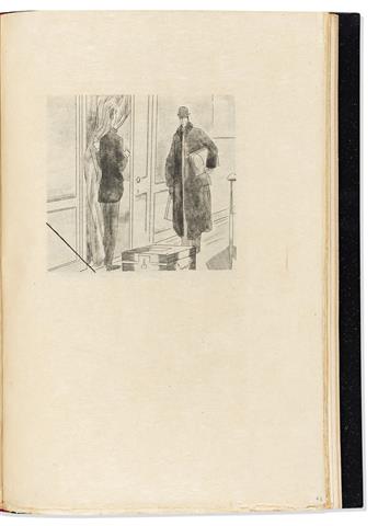Wilde, Oscar (1854-1900) & J.E. Laboureur, illus. (1877-1943) Le Portrait de Dorian Gray, extra-illustrated in a fine binding.